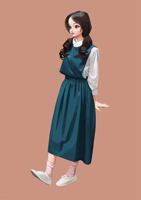 Pin By Mohd Shafiq Shahir On Concept Art Illustration Girl Fashion