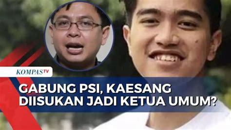 Begini Kata Pengamat Politik Soal Kaesang Diisukan Jadi Ketua Umum Psi