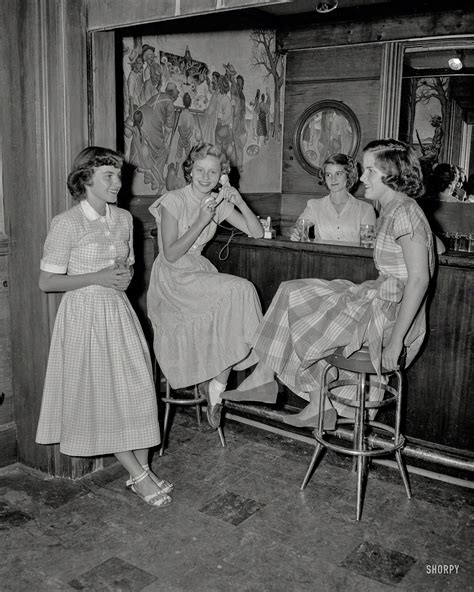 Shorpy Historic Picture Archive Belle Up To The Bar 1956 High