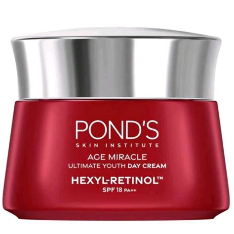 Jual PONDS AGE MIRACLE HEXYL RETINOL NIACINAMIDE DAY CREAM 20GR