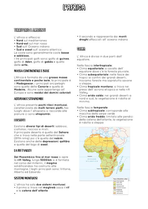 L Africa Riassunto Docsity