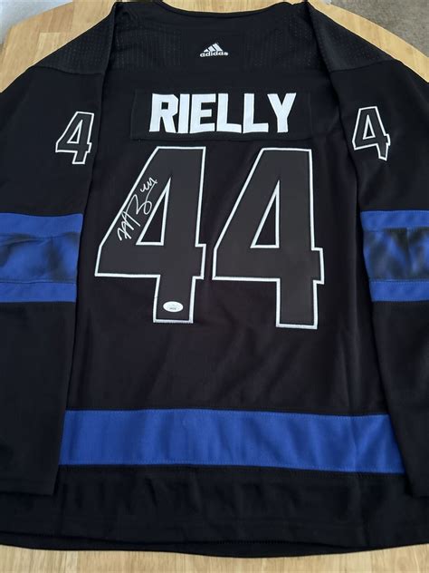 Morgan Rielly Autographed Signed Toronto Maple Leafs Jersey JSA Certified