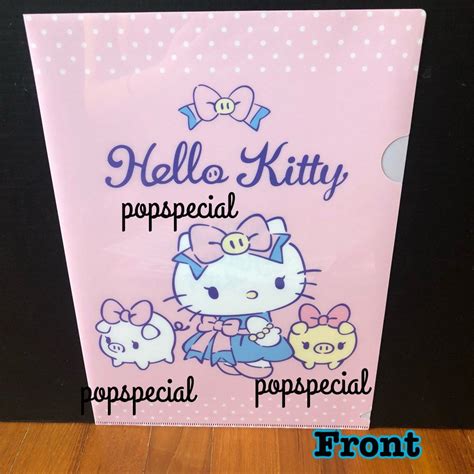 $2 each Sanrio Hello Kitty A4 File, Hobbies & Toys, Stationery & Craft, Stationery & School ...