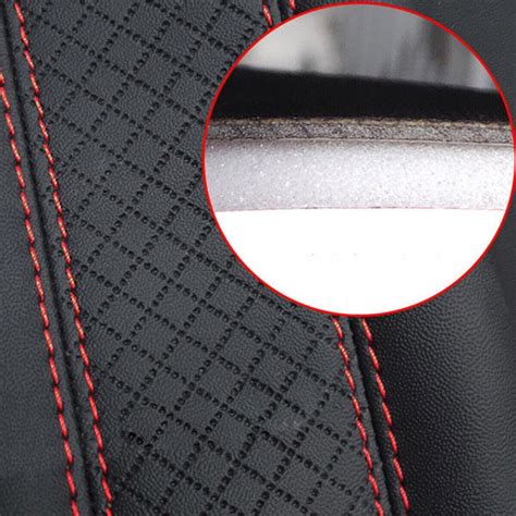 2Pcs Car Seat Belt Cover Safety Shoulder Strap Cushion Pads Leather