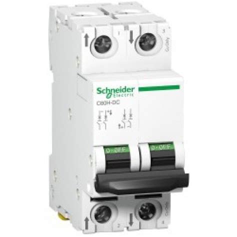 Schneider Electric Circuit Breakers C Curve Series 2P Miniature Circuit breaker – A9N61523 2 Amp ...