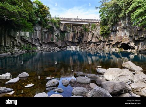 Cheonjeyeon 1st waterfall. Cheonjeyeon is a three-tier waterfall, which ...