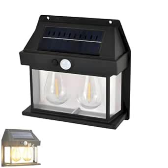 drumstone solar motion sensor wall lamp