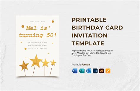 Birthday Party Invitation Card Printable Free - Infoupdate.org