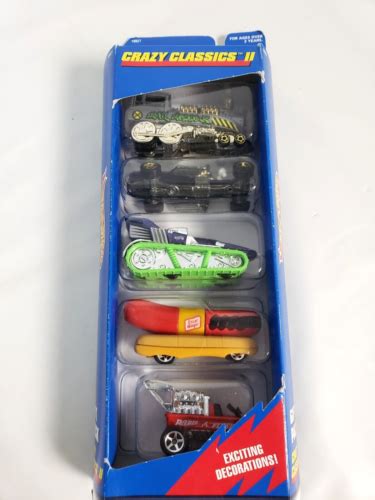 1997 Hot Wheels 5 Crazy Classics II Cars Gift Pack Mattel Wheels Vintage Sealed EBay