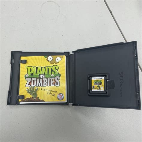 Plants Vs Zombies Nintendo DS 2011 Complete 899274002243 EBay