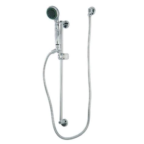 Kingston Brass 5 Spray Slide Bar Handshower In Chrome Hksk1801w1 The Home Depot