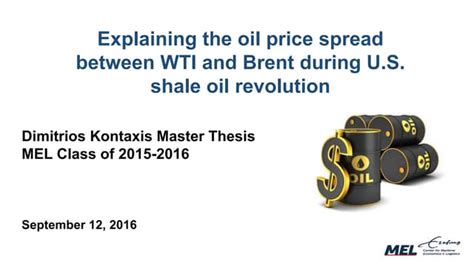 Explaining The Oil Price Spread Between Wti And Brent During Us Shale