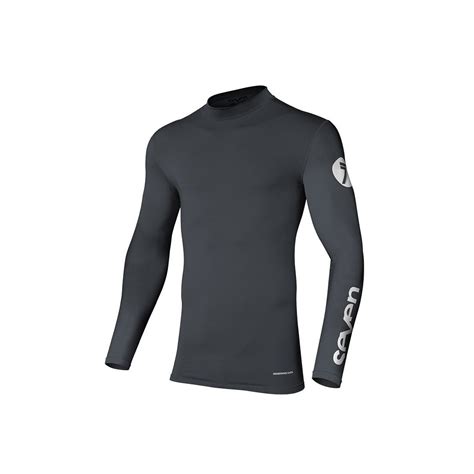 Maglia Seven Mx Zero Compression Charcoal