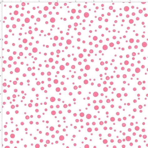 Fabric Pink Dot Fabric Pink & White Polka Dot Balloon Fabric - Etsy