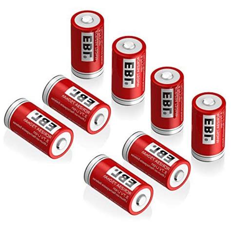 EBL RCR123A Rechargeable Batteries Li Ion 3 7V Battery