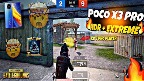 🔥poco X3 Pro Pubg Test🤯tdm 1vs1🥶hdrextreme🥵max Graphics Pubg Mobile