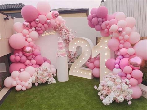 Pink On Pink On Pink 21st Birthday Decorations Birthday Balloon