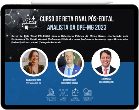 Reta Final Analista da DPE MG 2023 Jurídico