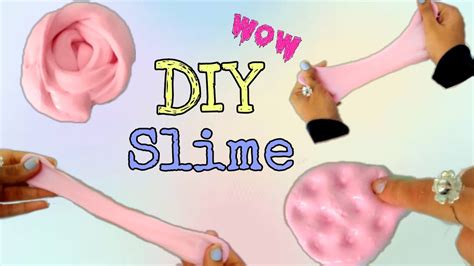 Diy Slime With Contact Lens Solution Diy No Borax No Activator No