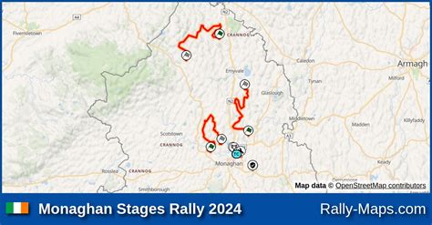 Maps Monaghan Stages Rally 2024 INRC Rally Maps