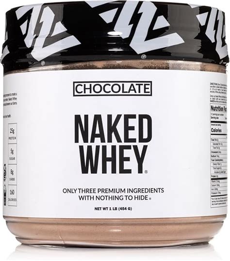 Amazon NAKED Chocolate Whey 1LB All Natural Grass Fed Whey