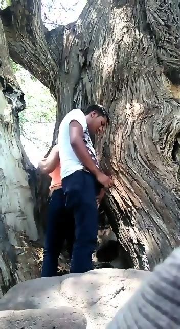 Indian Lovers Sneaky Outdoor Fuck Quickie