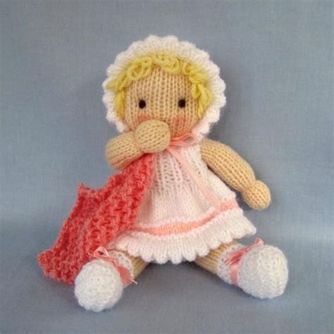 Little Daisy Knitted Baby Doll Knitting Pattern By Dollytime