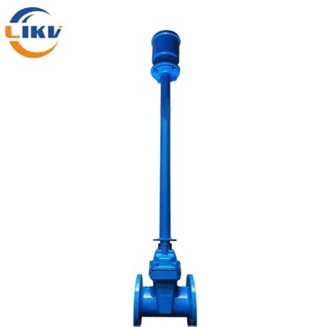 4 Inch Dn 100 Resilient Seated Ductile Iron Square Nut Operation Gate Valve Underground Water