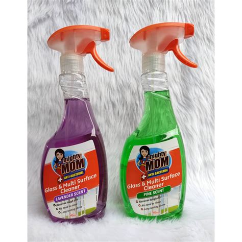 Mighty Mom Antibacterial Glass Cleaner 500ml Lavender Pine Scent Shopee Philippines