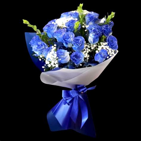 Blue Rose Bouquet Flower Delivery Las Vegas Nv Vegas Rose Flowers