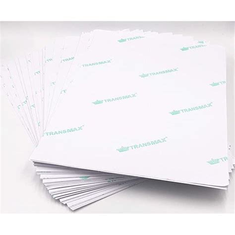 Transmax Heat Transfer Paper For Light T-Shirt, 100Pcs