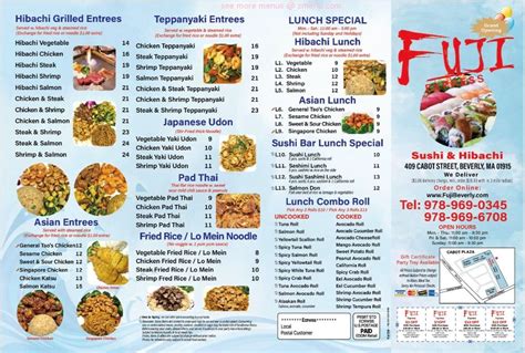 Online Menu of Fuji Express Restaurant, Beverly, Massachusetts, 01915 - Zmenu