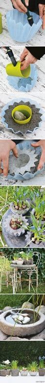 DIY Planters from Cement