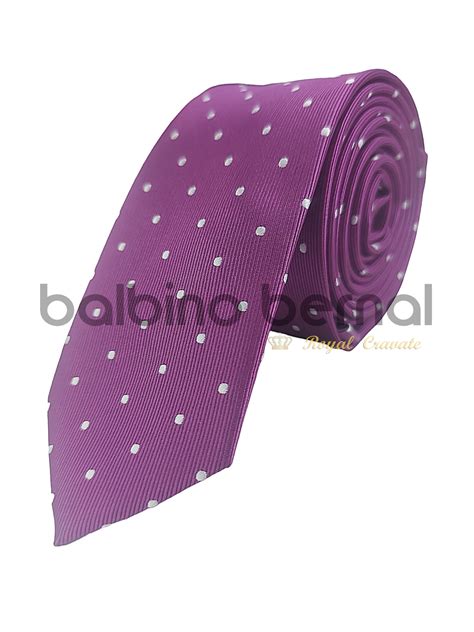 Corbatín Seda Morado Buganv L Bl Balbino Bernal Corbatas y