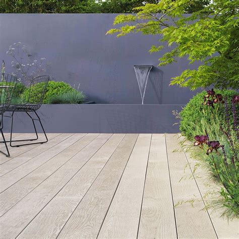 Millboard Enhanced Grain Limed Oak Decking Boards Kebur Garden Materials