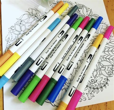 Best Pens for Colouring in Adult Coloring Books and Coloring Pages