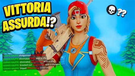 PARTITA ASSURDA CON 20 KILLS IN ARENA LEGA CAMPIONI Fortnite ITA