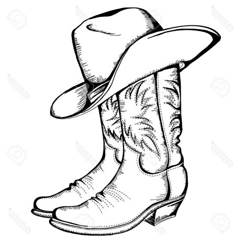 Cowboy Boot Silhouette Vector at GetDrawings | Free download