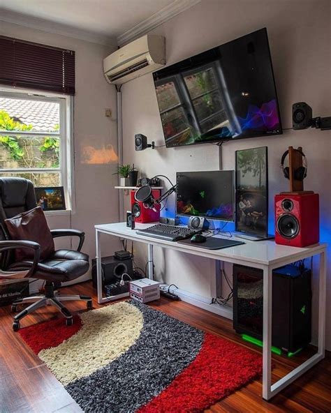 Quarto Gamer 40 Ideias Para Quem é Apaixonado Por Jogos Decoração Quarto Gamer Decoração Da