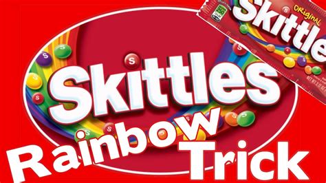 Insane Skittles With Water Rainbow Trick How To Make A Skittles