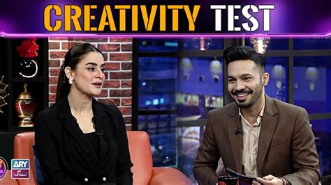 Creativity Test Amna Malik The Night Show With Ayaz Samoo YouTube