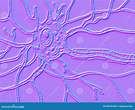 A Motor Neuron Structure, Illustration Stock Illustration ...