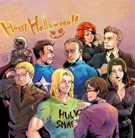 Avengers's Halloween Party by Mushstone on DeviantArt