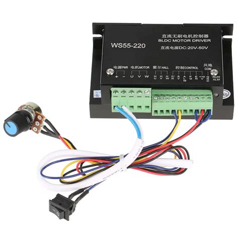 Ws Brushless Dc Motor Driver Dc V W Cnc Brushless Spindle