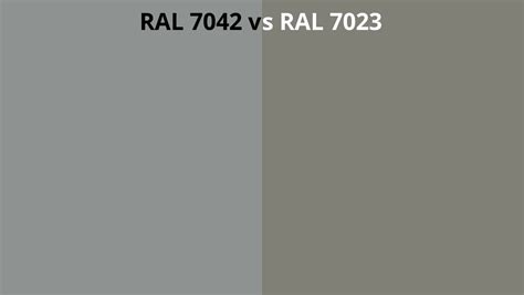 Ral 7042 Vs 7023 Ral Colour Chart Uk