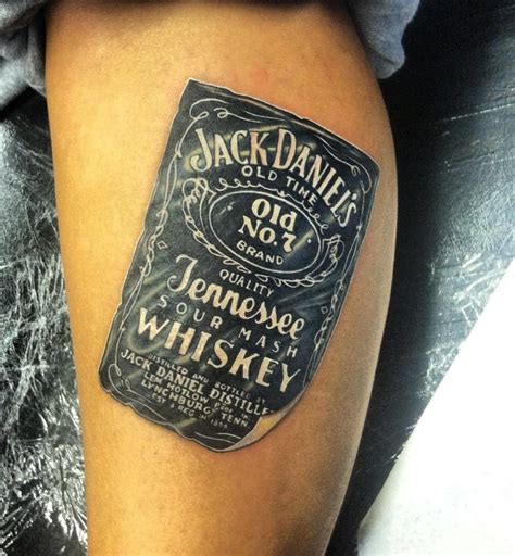 Jack Daniels Tattoo by Nick D'Angelo by NickDAngeloTattoos on DeviantArt