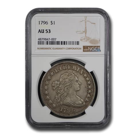 Buy 1796 Draped Bust Dollar AU-53 NGC | APMEX