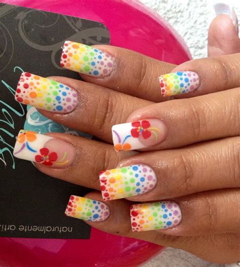 19 Amazing Rainbow Nail Art Designs Pretty Designs Rainbow Nails