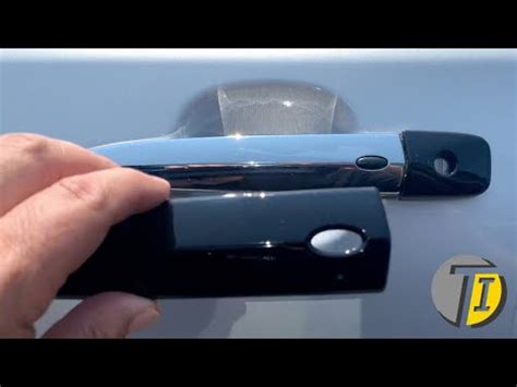 Snap On GLOSS BLACK Door Handles 2013 2019 Nissan Sentra And Nissan