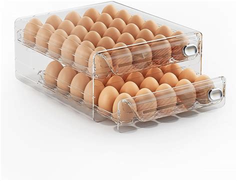 Contenedor De Huevos De Rejillas Para Refrigerador Soporte Para